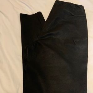 Zara Faux leather leggings